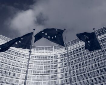 Pohled na budovu Evropské Unie