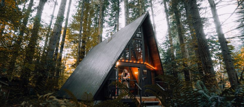 Airbnb ubytování v lese