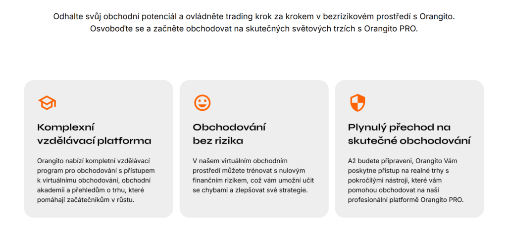 Orangito, recenze, broker 